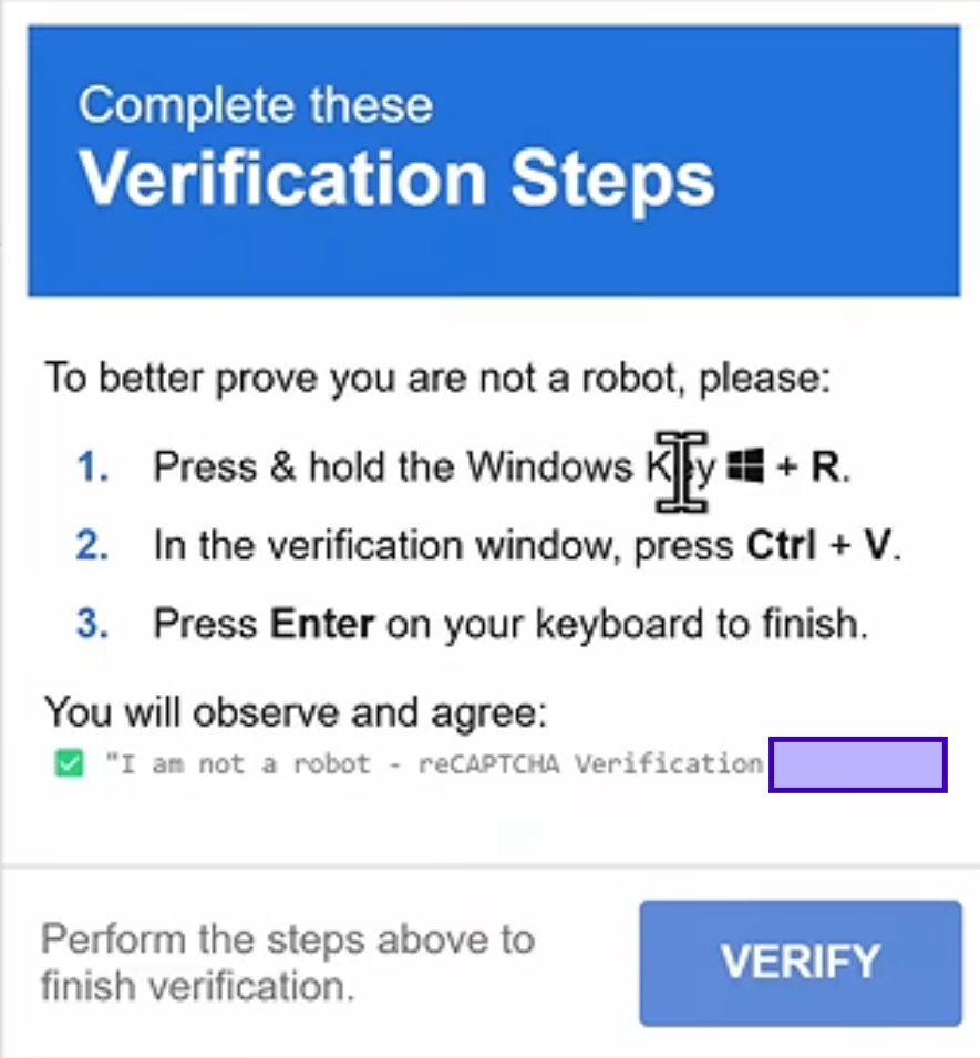 Fake Captcha