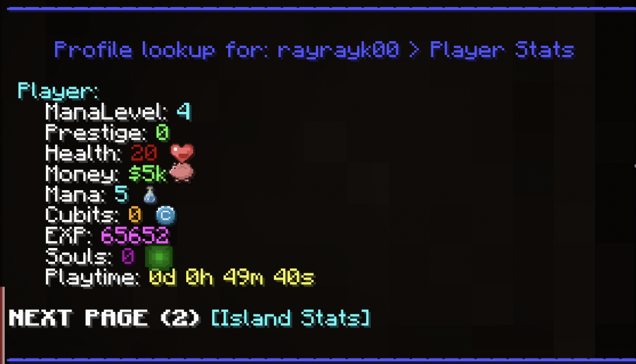 Forge 1.8.9] SkyblockStatistics - View any player's API stats in-game